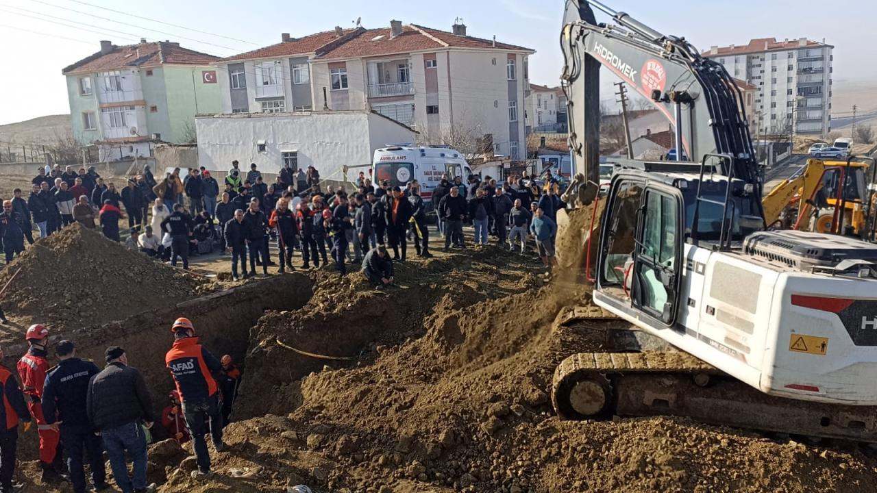 Ankara'da inşaatta yaşanan göçük faciası