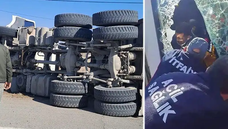 Virajı Alamayan Kamyon Yan Yattı: Olay Anı ve Sonrasındaki Gelişmeler