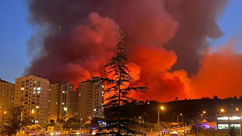 Bursa’nın Tüm Mahallelerini Saran Yangınlar Panik Yaratıyor